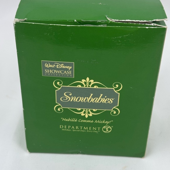 Adorable Snowbabies "Be Like Mickey Too!" Department 56 . - Picture 7 of 8